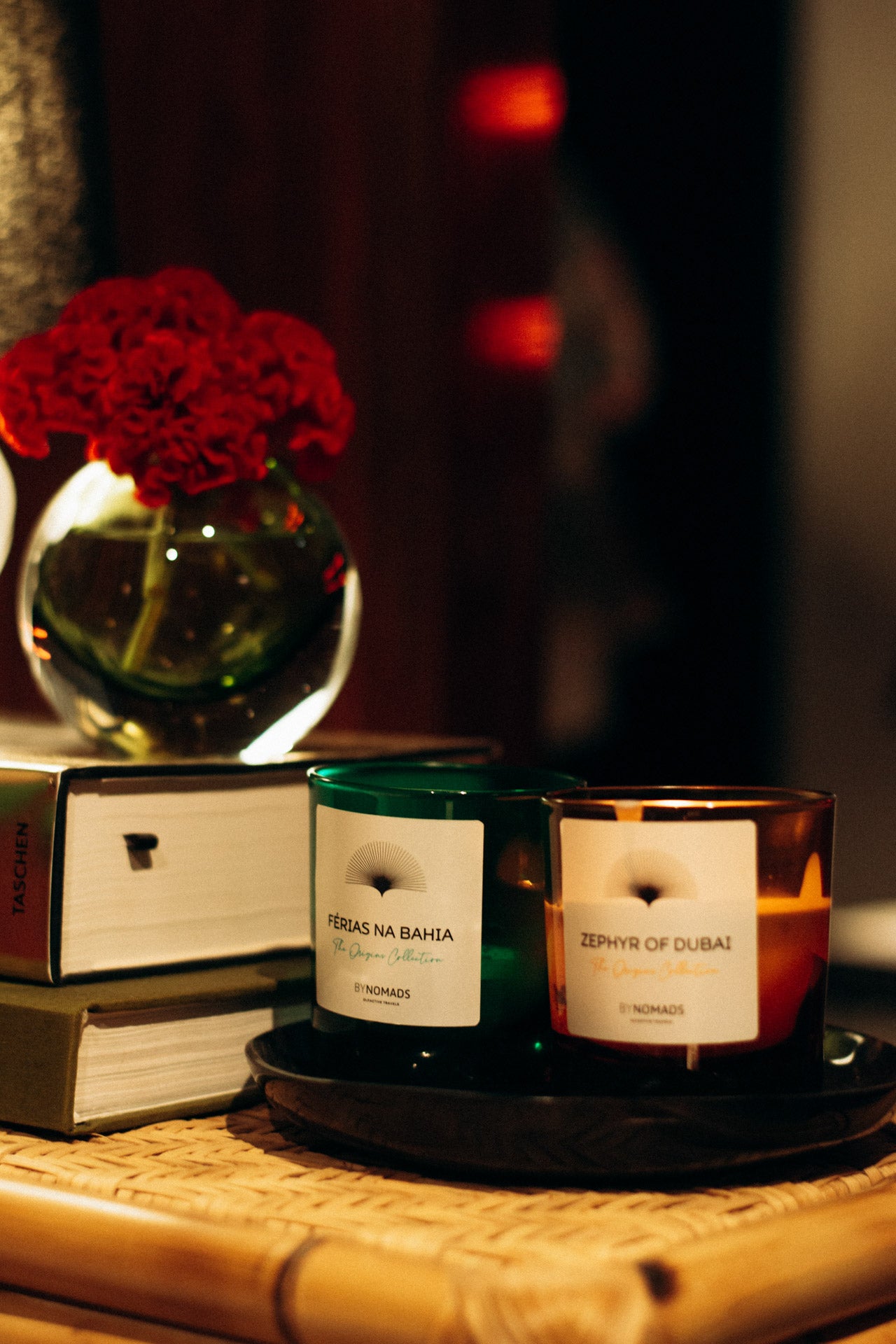 Luxury plant-based scented candles BYNOMADS – Zephyr of Dubai - The Origins Collection – sustainable wooden wick. UAE, Saudi Arabia, Qatar, Kuwait, Bahrain.