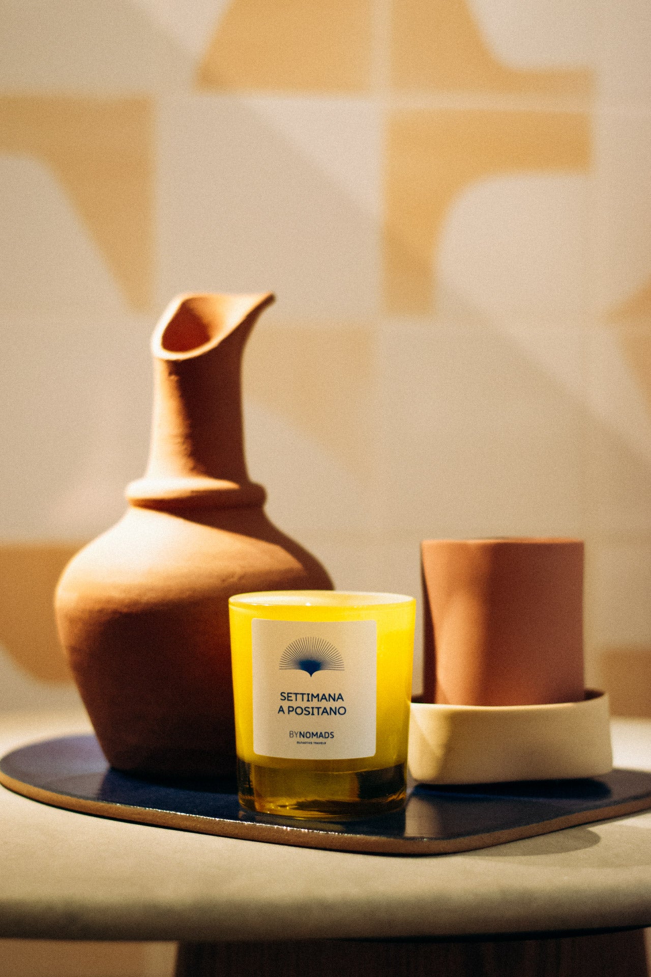 Luxury plant-based scented candles BYNOMADS – Settimana a Positano - Italy - The Origins Collection – sustainable wooden wick. UAE, Saudi Arabia, Qatar, Kuwait, Bahrain.