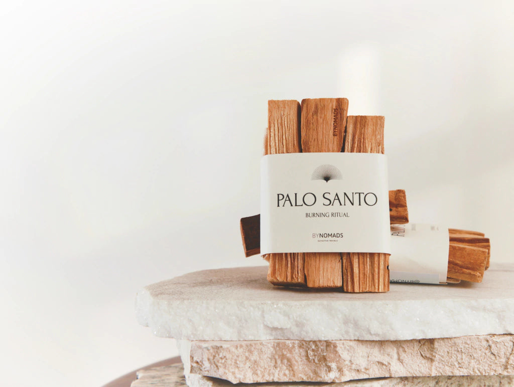 Luxury natural Palo Santo incense BYNOMADS – sacred wood ritual stick – used for meditation, cleansing and relaxation. UAE, Saudi Arabia, Qatar, Kuwait, Bahrain.